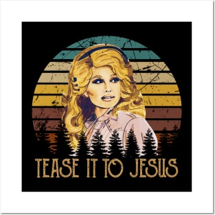 Vintage Musical Retro Parton My Favorite People Posters and Art